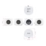 Nanocable Regleta de 3 Enchufes y 4 USB (2 USB-A y 2 USB-C) con Interruptor, Blanca